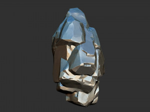 Mountain rock Zbrush sculpt Modello 3D