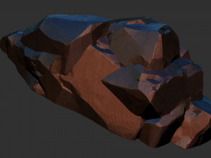 Mountain rock Zbrush sculpt Modello 3D