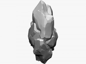 3D Suspended Mountain Zbrush sculpt 3D Модель