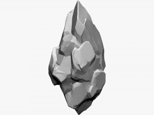 3D Suspended Mountain Zbrush sculpt 3D Модель