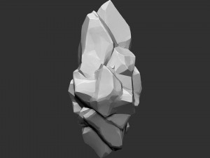 3D Suspended Mountain Zbrush sculpt 3D Модель