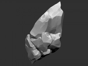 3D Suspended Mountain Zbrush sculpt 3D Модель