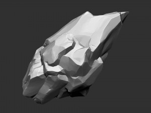 3D Suspended Mountain Zbrush sculpt 3D Модель