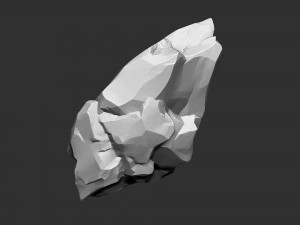 3D Suspended Mountain Zbrush sculpt 3D Модель