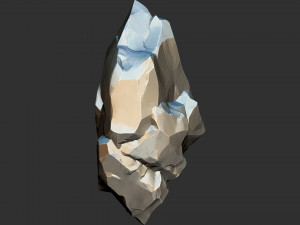 3D Suspended Mountain Zbrush sculpt 3D Модель