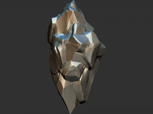 3D Suspended Mountain Zbrush sculpt 3D Модель