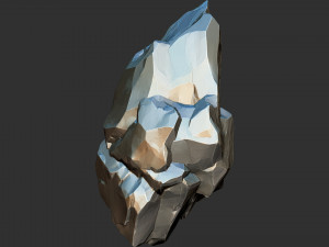 3D Suspended Mountain Zbrush sculpt 3D Модель