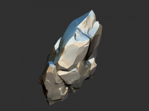3D Suspended Mountain Zbrush sculpt 3D Модель