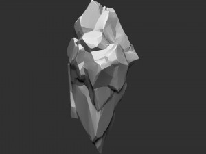 3D Suspended Mountain Zbrush sculpt 3D Model