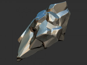 3D Suspended Mountain Zbrush sculpt 3D Model