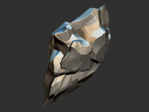 3D Suspended Mountain Zbrush sculpt 3D Model