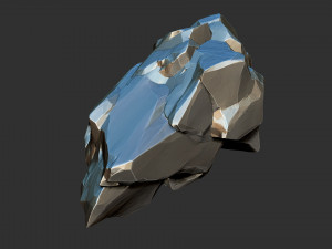 3D Suspended Mountain Zbrush sculpt 3D Model