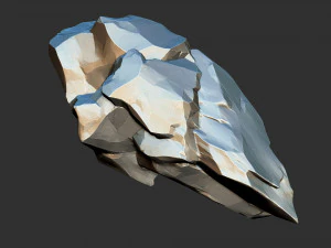 3D Suspended Mountain Zbrush sculpt 3D Model