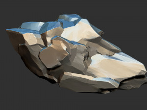 3D Suspended Mountain Zbrush sculpt 3D Model