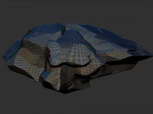 3D Suspended Mountain Zbrush sculpt 3D Model