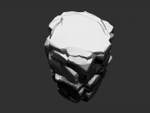 Mountain rock Zbrush sculpt Modèle 3D