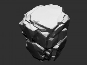 Mountain rock Zbrush sculpt Modèle 3D