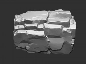 Mountain rock Zbrush sculpt Modèle 3D