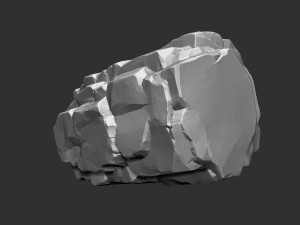 Mountain rock Zbrush sculpt Modèle 3D