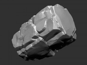 Mountain rock Zbrush sculpt Modèle 3D