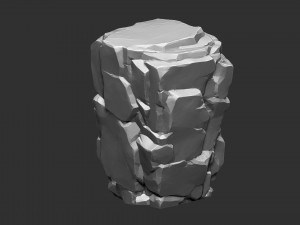 Mountain rock Zbrush sculpt Modèle 3D