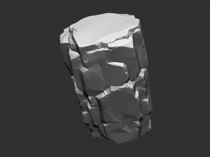 Mountain rock Zbrush sculpt Modèle 3D