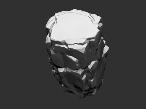 Mountain rock Zbrush sculpt Modèle 3D