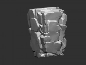 Mountain rock Zbrush sculpt Modèle 3D