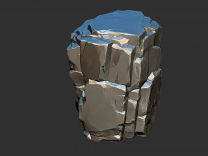Mountain rock Zbrush sculpt Modèle 3D