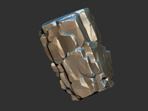 Mountain rock Zbrush sculpt Modèle 3D
