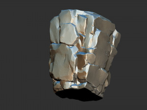 Mountain rock Zbrush sculpt Modèle 3D