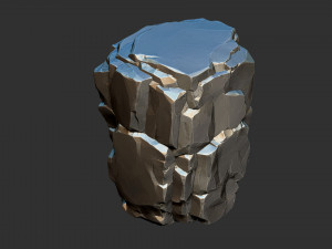 Mountain rock Zbrush sculpt Modèle 3D
