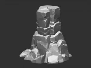 3D Mountain rock Zbrush sculpt 3D Model