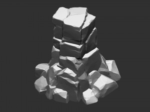 3D Mountain rock Zbrush sculpt 3D 模型