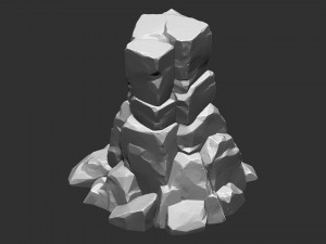 3D Mountain rock Zbrush sculpt 3D 模型