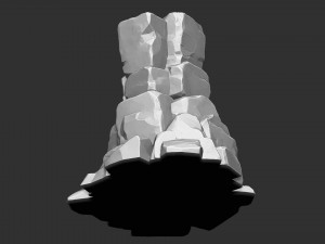 3D Mountain rock Zbrush sculpt 3D 模型