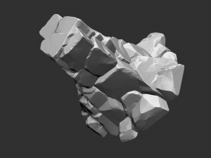 3D Mountain rock Zbrush sculpt 3D 模型