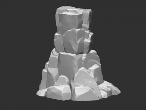 3D Mountain rock Zbrush sculpt 3D 模型