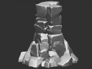 3D Mountain rock Zbrush sculpt 3D 模型