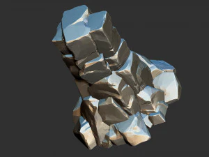 3D Mountain rock Zbrush sculpt 3D Model
