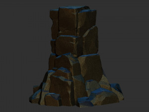 3D Mountain rock Zbrush sculpt 3D 模型