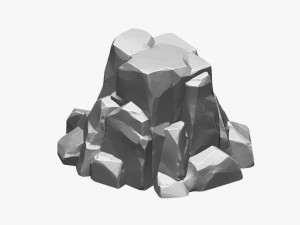 3D Mountain rock Zbrush sculpt 3Dモデル