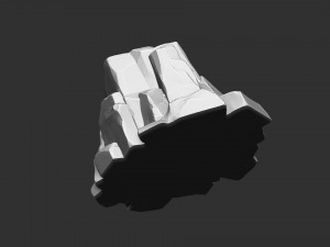 3D Mountain rock Zbrush sculpt 3Dモデル