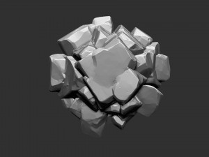 3D Mountain rock Zbrush sculpt 3Dモデル