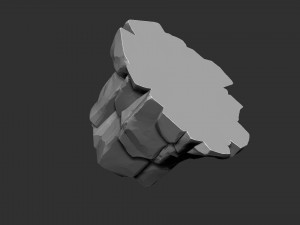 3D Mountain rock Zbrush sculpt 3Dモデル