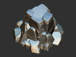 3D Mountain rock Zbrush sculpt 3Dモデル