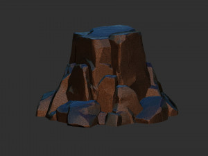 3D Mountain rock Zbrush sculpt 3Dモデル