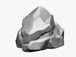 3D Mountain rock Zbrush sculpt Modello 3D