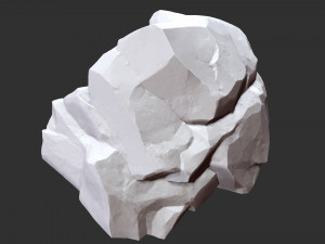 3D Mountain rock Zbrush sculpt Modello 3D