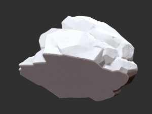 3D Mountain rock Zbrush sculpt Modello 3D